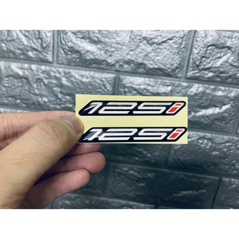 Tem keo nhựa đổ nổi 125i, 150i dán cho mọi dòng xe như Sh, AirBlade, Vario, Wave 125i