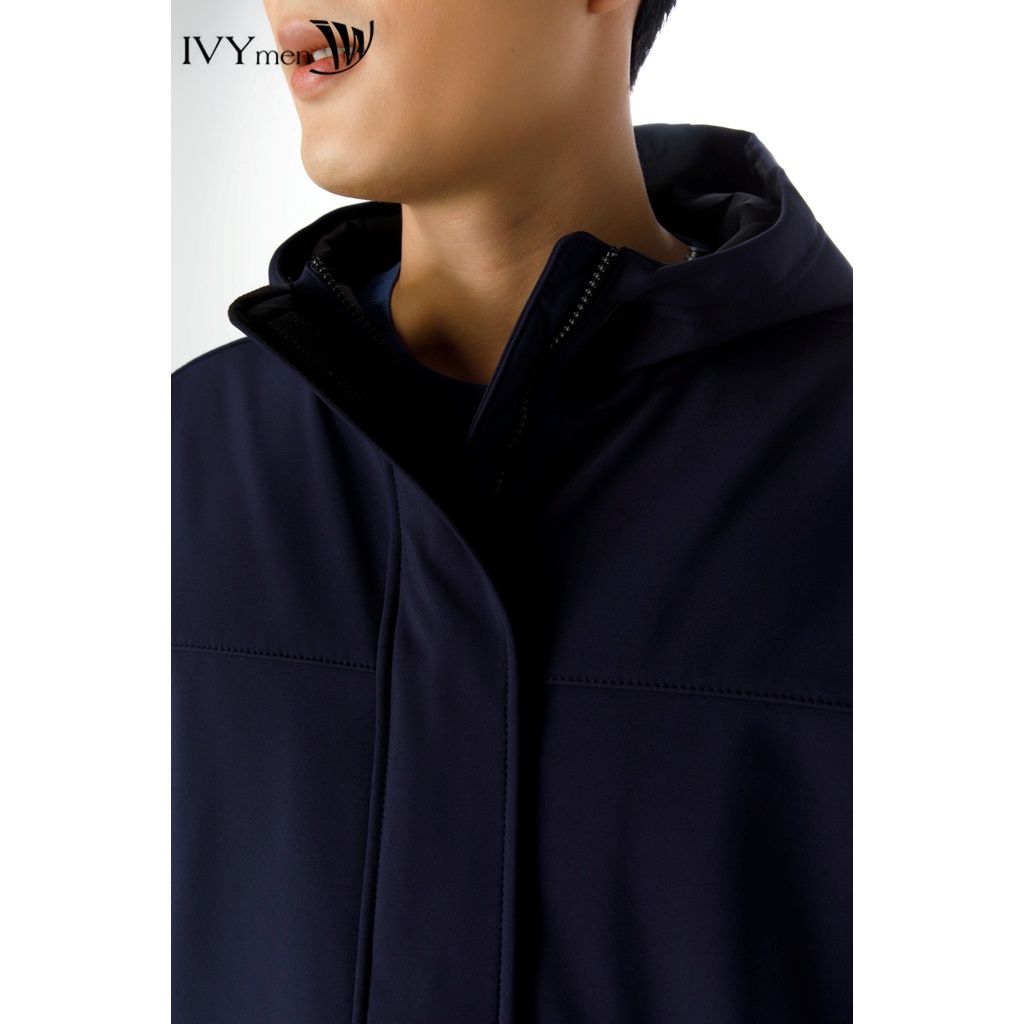 Áo khoác gió cổ mũ nam IVY moda MS 70E3132