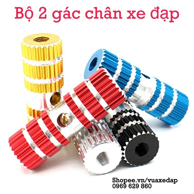 Giá để chân xe đạp bằng nhôm loại xịn lắp vừa các loại xe