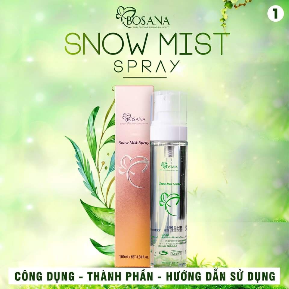 Xịt Khoáng Cấp Ẩm Snow Mist Spray 100ML