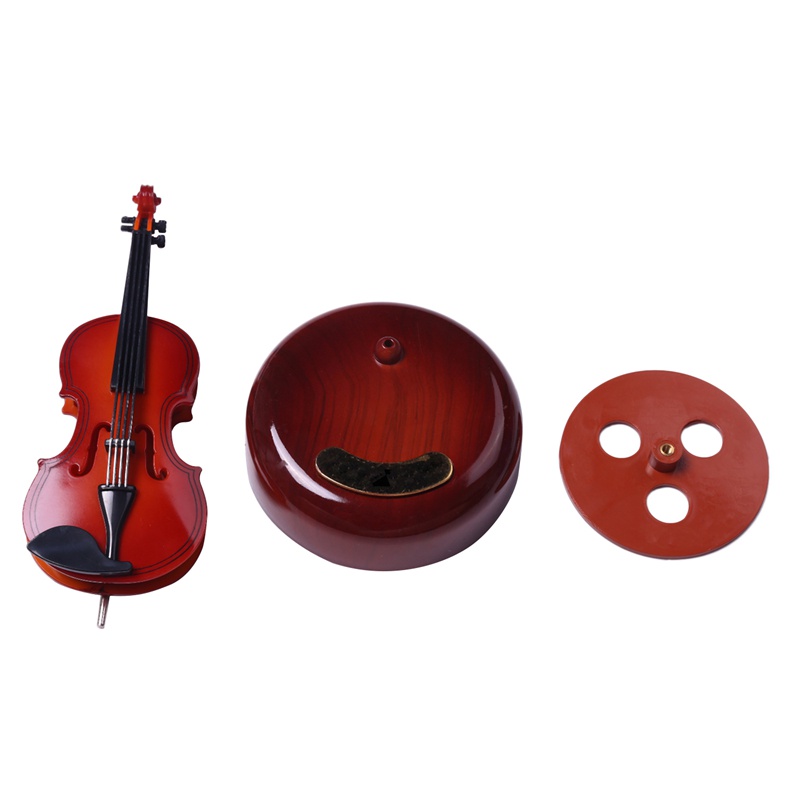 Hộp Nhạc Đế Xoay Hình Đàn Violin Cổ Điển Làm Quà Tặng Giáng Sinh / Sinh Nhật / Sinh Nhật Cho Bé