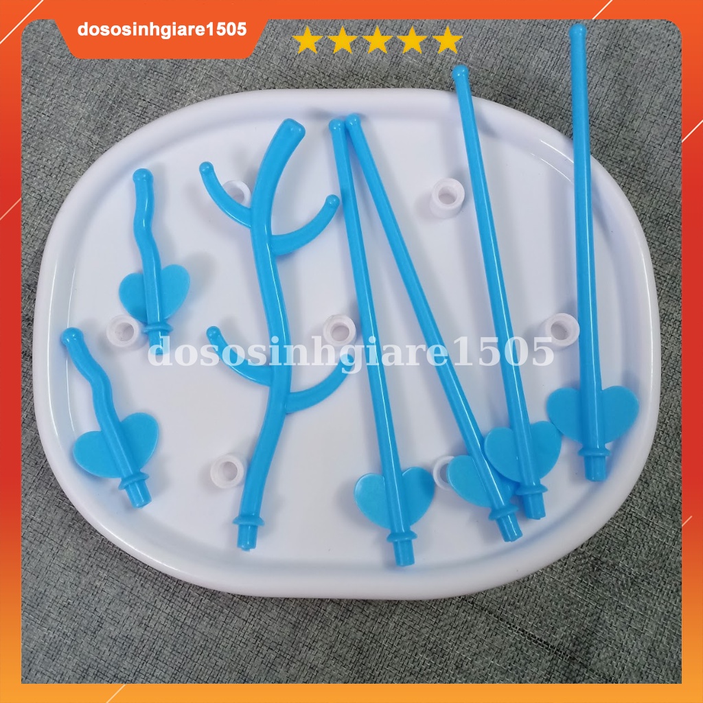 Giá khay úp bình sữa mini hình cây không nắp