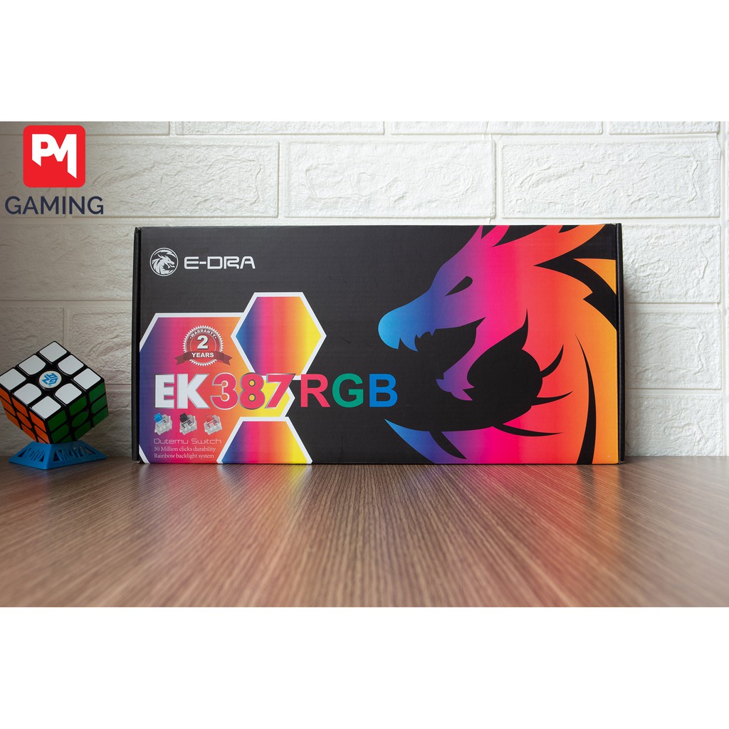 Bàn Phím Cơ E-Dra EK387 RGB TKL Phiên Bản Mới | BigBuy360 - bigbuy360.vn