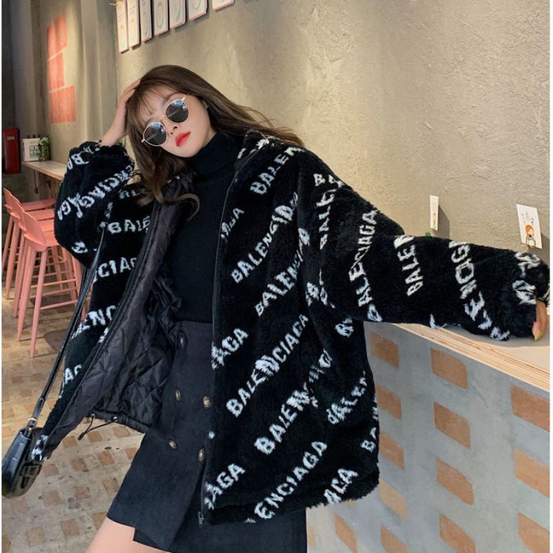 Áo khoác lông dày BLC nam nữ đều mặc được