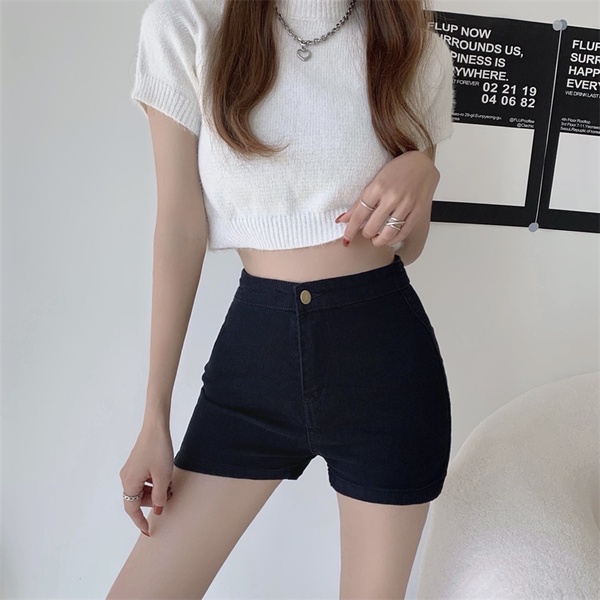 Quần Short Nữ Lưng Cao Plus Size