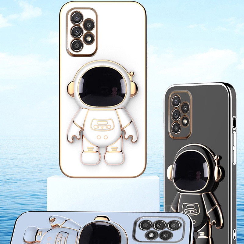 Ốp Lưng Có Giá Đỡ Hình Phi Hành Gia Cho Samsung Galaxy A03 A13 A23 A33 A53 A73 4G 5G