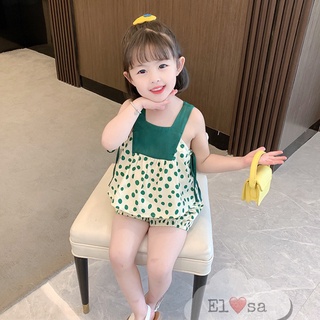 Set bộ chấm bi phối ngực ES bé gái