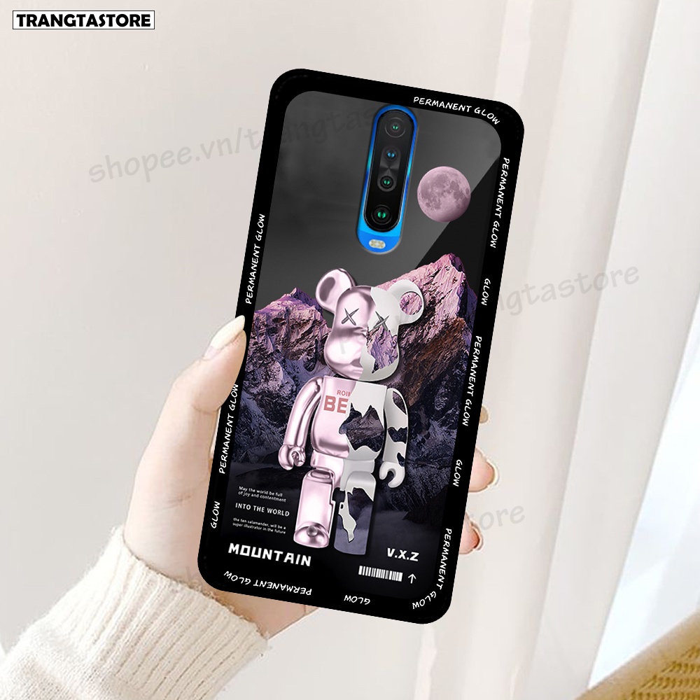 Ốp Xiaomi Redmi K20 / K20 Pro - K30 / K30 5G in hình gấu Bearbrick,Mountain,xanh,đen,đỏ giá rẻ