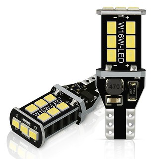 Đèn led lùi xe hơi  siêu sáng Canbus W16W T15 2835 15SMD thay đèn lùi giúp tăng sáng