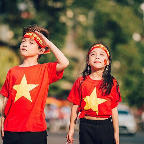 [GIÁ SỐC] Áo thun đồng phục Cờ Đỏ Sao Vàng Chất Đẹp - Đồng Phục Bốn Mùa sẵn hàng kèm video
