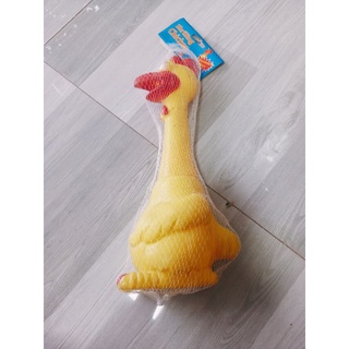 Đồ chơi cho chó gặm Đồ chơi gà cao su