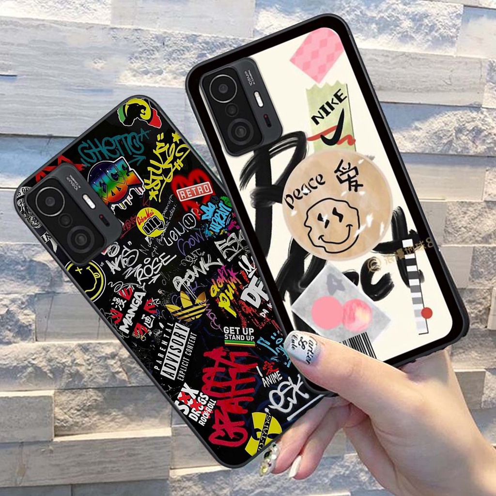 Ốp lưng điện thoại Xiaomi MI 11T 5G / MI 11T PRO 5G In hình thương hiệu Gucci, Adidas, Louis Vuitton, Nike.