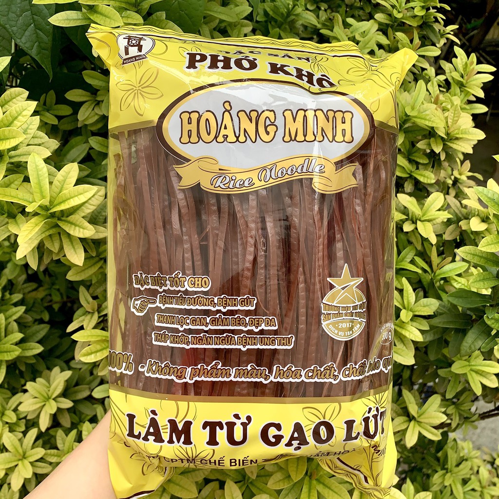 Phở gạo lứt đỏ Hoàng Minh - Dành cho chế độ ăn kiêng/eat clean/giảm cân