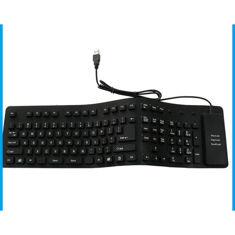 Bàn phím Silicone chống nước dài 109 phím,,,