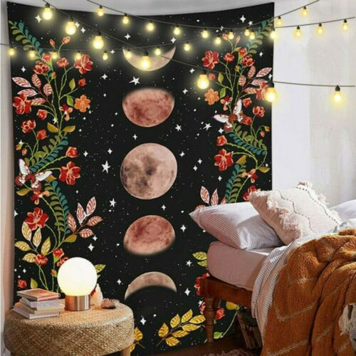 Thảm Treo Tường Trang Trí Hình Bầu Trời Sao 59x78in