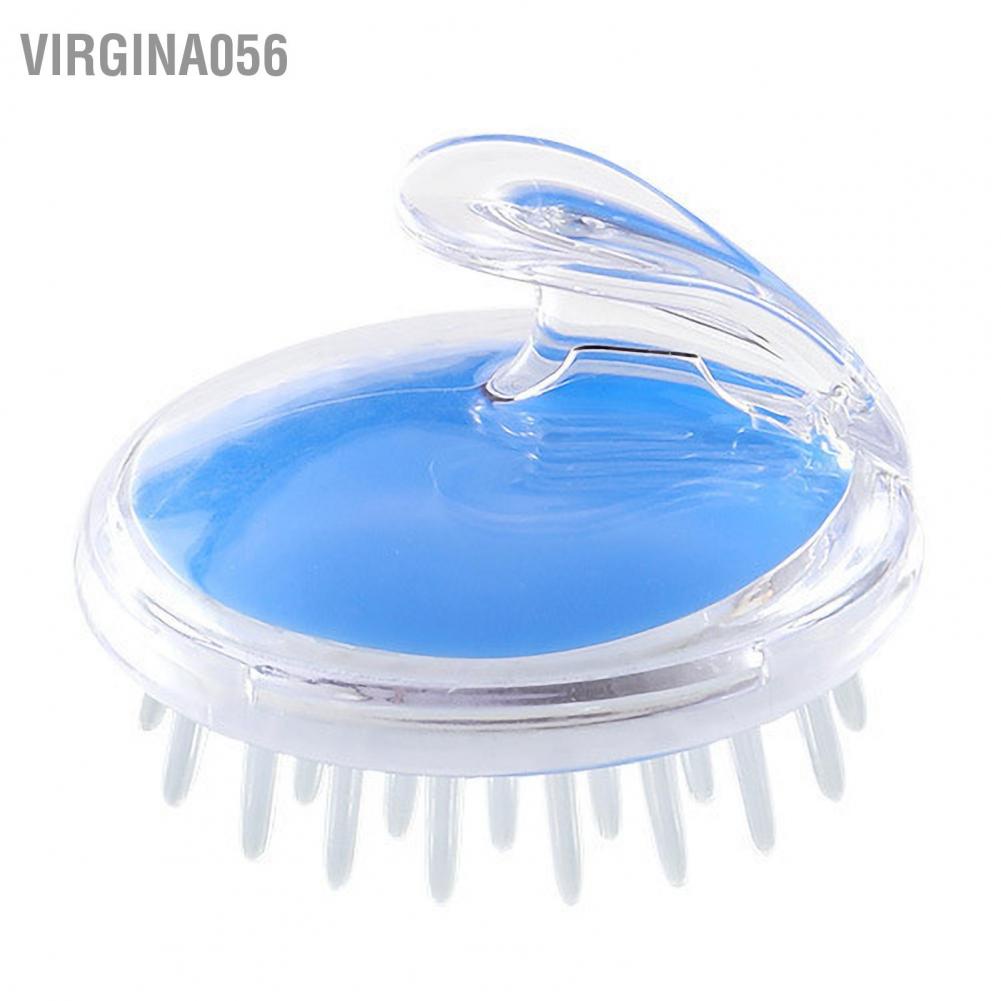 Hàng Hot Hair Scalp Massager Shampoo Brush Soft Tooth Transparent Shower for Men Women Hàng giao ngayVirgina056