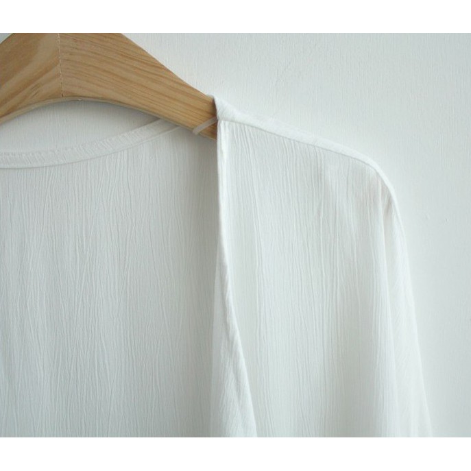 Áo khoác chiffon chống nắng màu trơn thời trang nữ tính | BigBuy360 - bigbuy360.vn