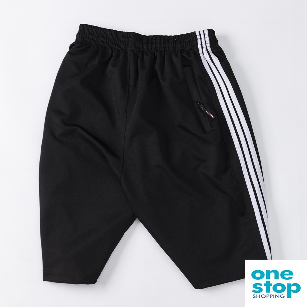 Quần short nam 03 viền thể thao nam, chất vải thun poly cao cấp, phom 40-80kg