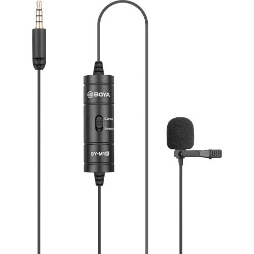 Micro Cài Áo Cho Smartphone, PC, Laptop, Máy Ảnh, Máy Quay Boya BY-M1S