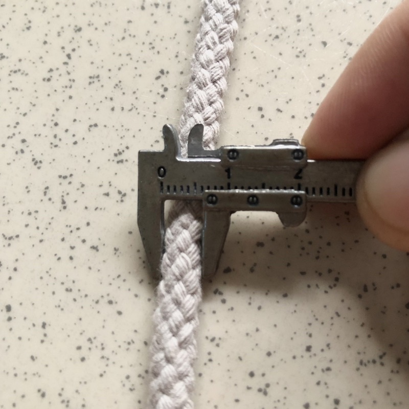 20 mét - Dây cotton 4mm mắc na lõi gộp siêu chắc dùng làm macrame, trang trí, thời trang, căng lều, dây phơi