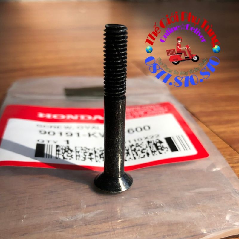 Ốc gù tay lái Vario, AB Zin chính hãng mới - 90191-KWB-600