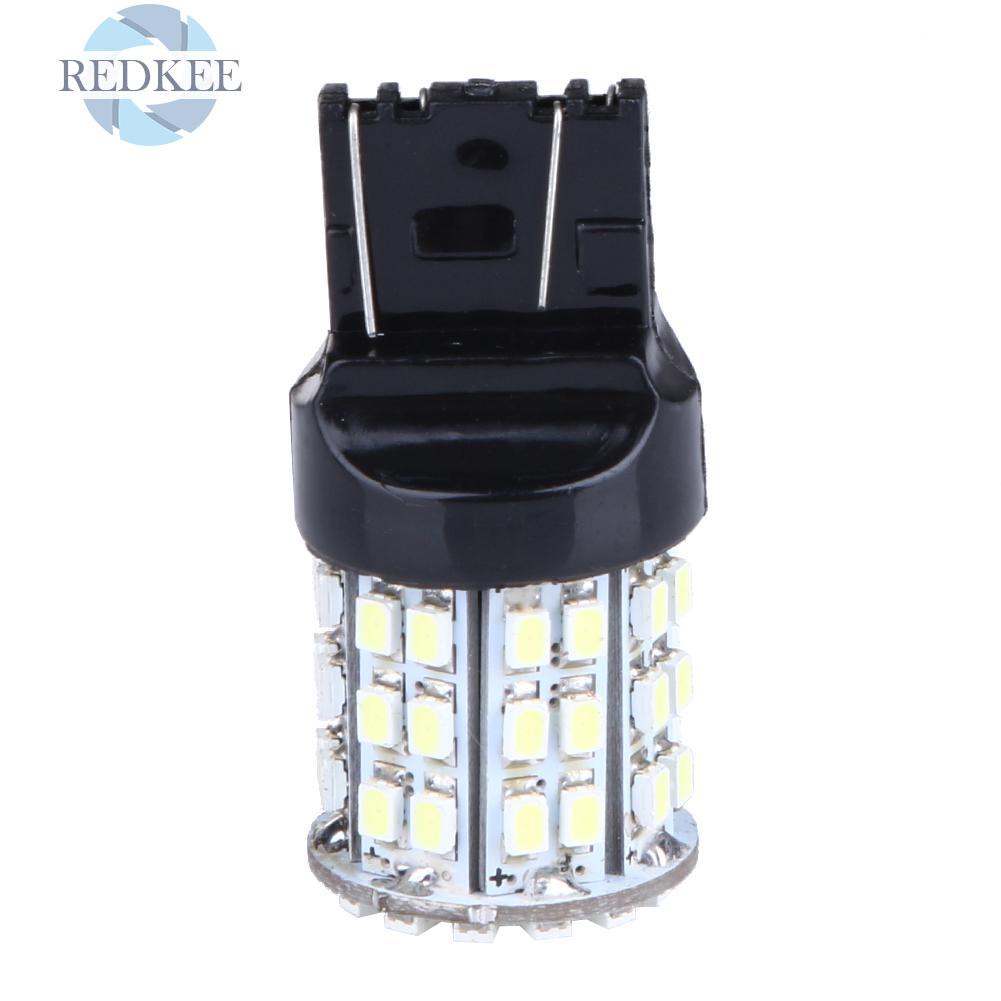 Set 2 Bóng Đèn Led T20 W21W 7443 7440 64-smd 1206 Ánh Sáng Trắng Gắn Đuôi Xe Ô Tô