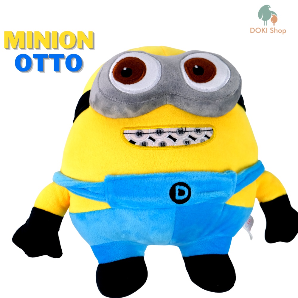 Thú nhồi bông Minion Otto niềng răng, hàng Việt Nam cao cấp, bảo hành 6 tháng