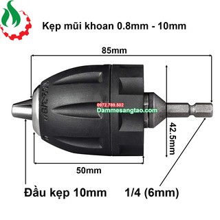 DMST Đầu chuyển từ máy bắn vít 1/4 sang khoan