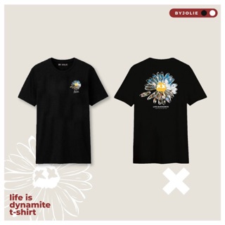 Áo phông unisex "Life is dynamite" Byjolie chất cotton thoáng mát mềm mịn