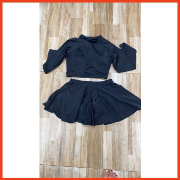 Bikini 2 Mảnh Dài Tay Che Nắng Hàn Quốc Áo Tắm Nữ Đi Biển Mùa Hè SV2M0DT