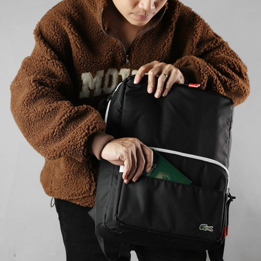 Balo Lacoste Chống Thấm Nước Thời Trang Nam Lacoste