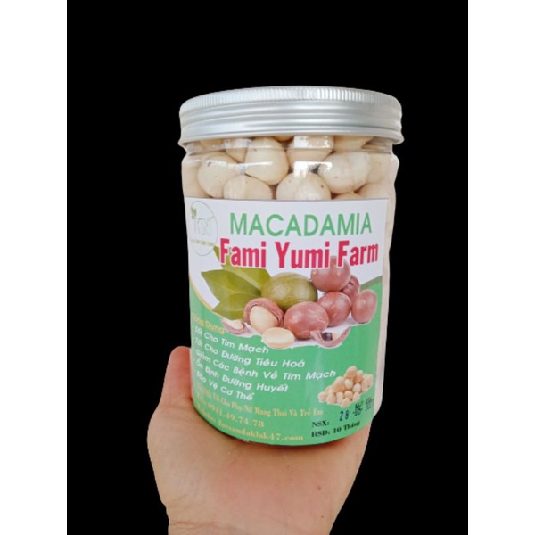 600g Nhân Macca sấy chín giòn ngon