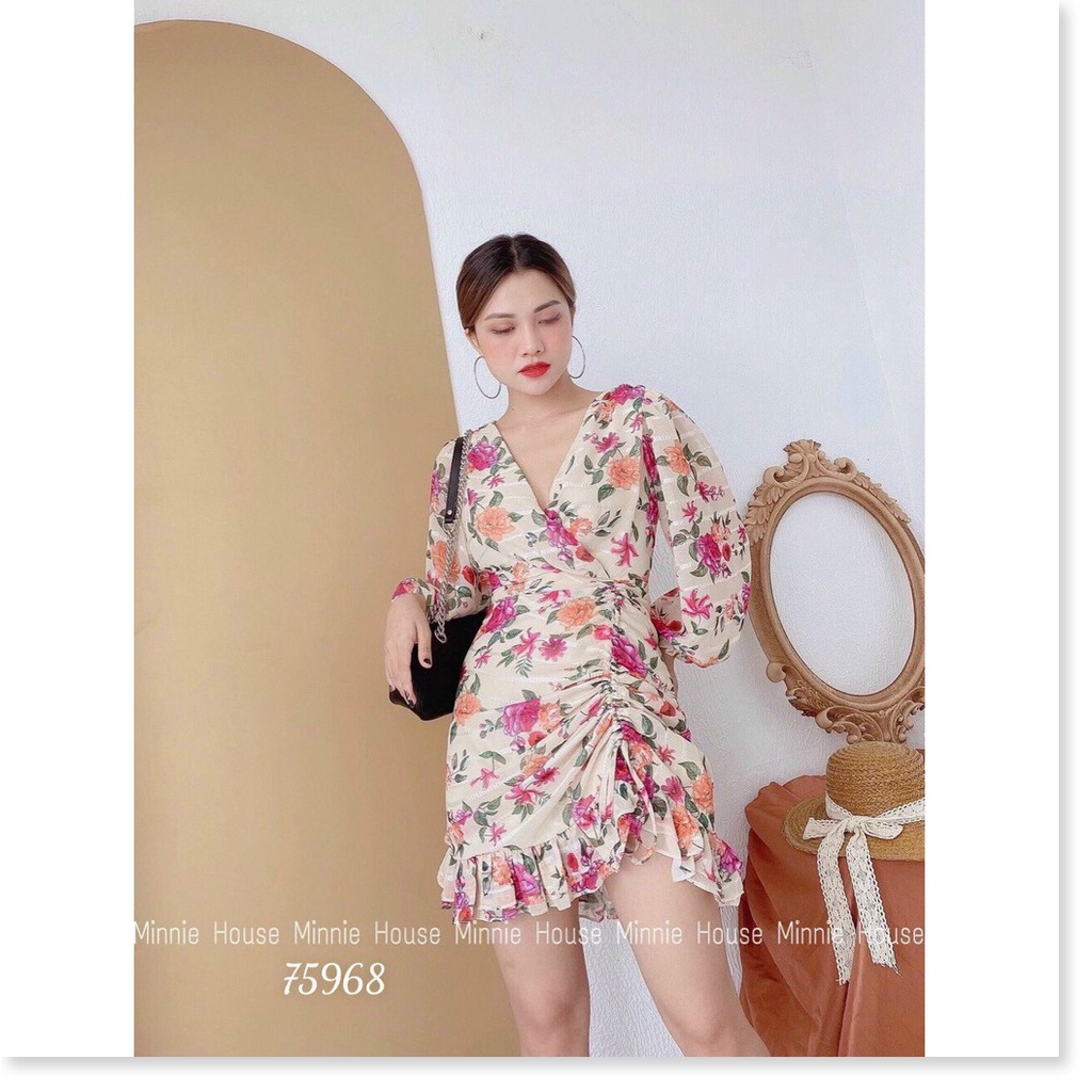 ĐẦM VOAN NHẬT HỌA TIẾT HOA LỤA SIÊU XINH , SIÊU ĐẸP , TÔN DÁNG CHO CÁC CHỊ EM KME FASHION