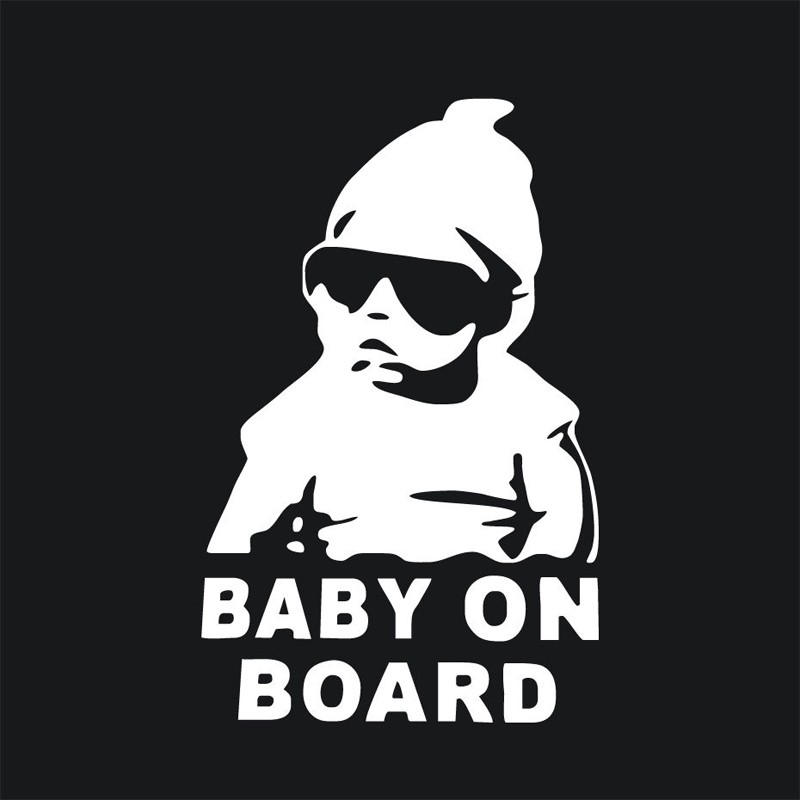 Sticker Dán Họa Tiết &quot;baby On Board&quot; Cho Xe Ô-tô