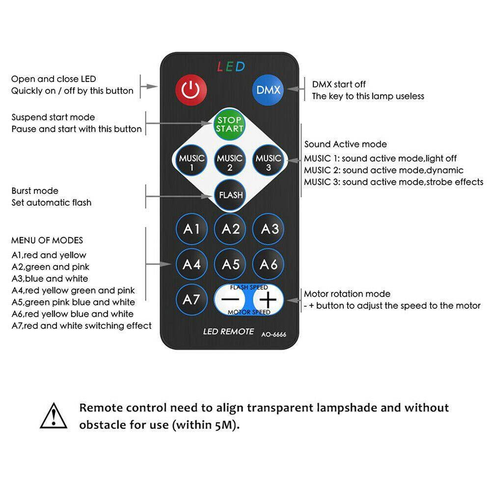 Đèn LED Hình Quả Bóng Ma Thuật JANE|Đèn DJ Bóng Nhiều Màu Sắc