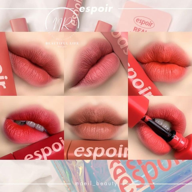 SON KEM LÌ ESPOIR COUTURE LIP FLUID VELVET 2019