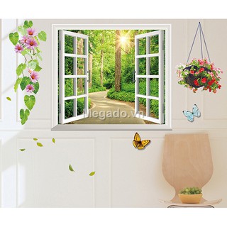 Decal cửa sổ trang trí A807