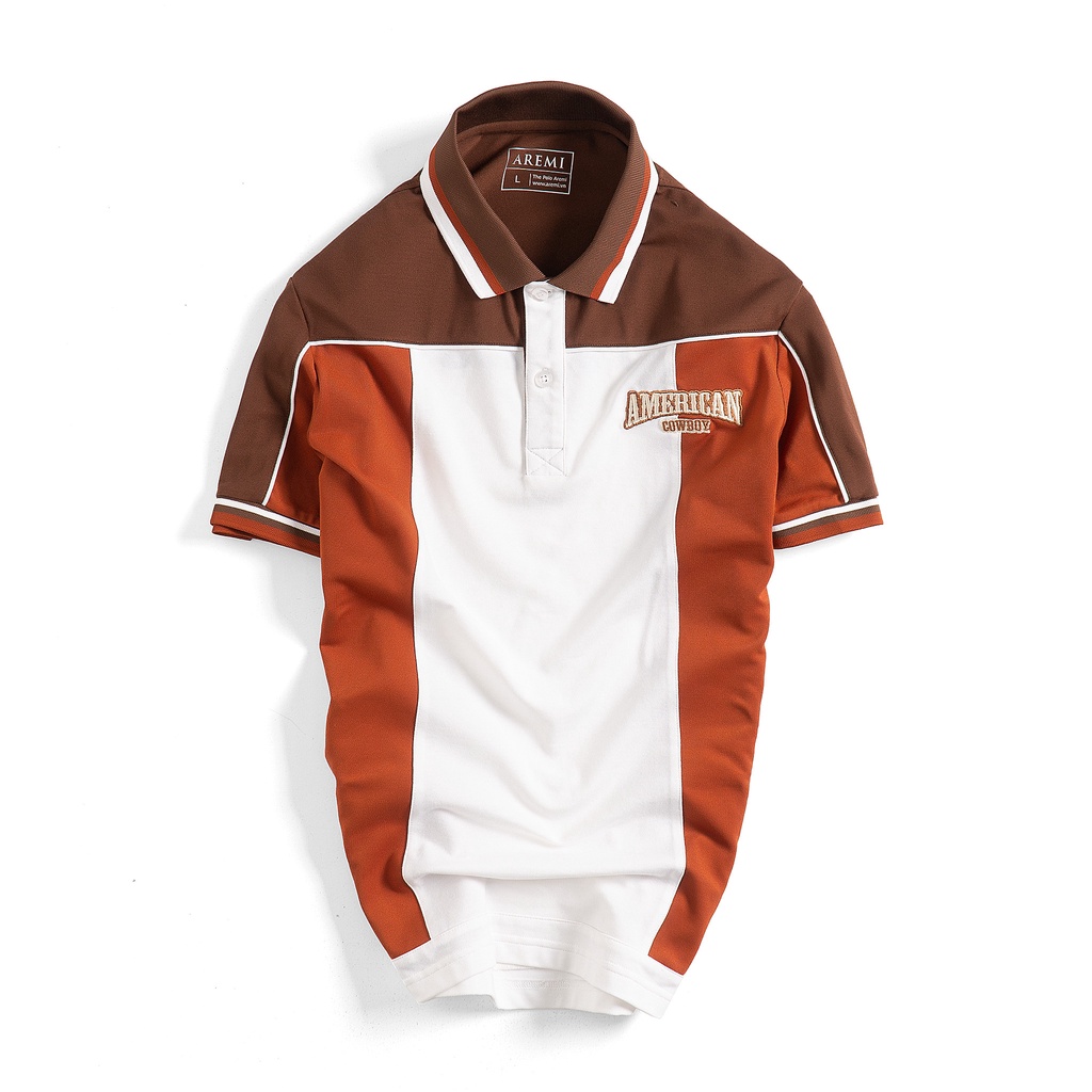 Áo polo nam COWBOY phối classic ,vải CVC,thun cao cấp,chuẩn form,thiết kế phong cách năng động cá tính AREMI APL0028