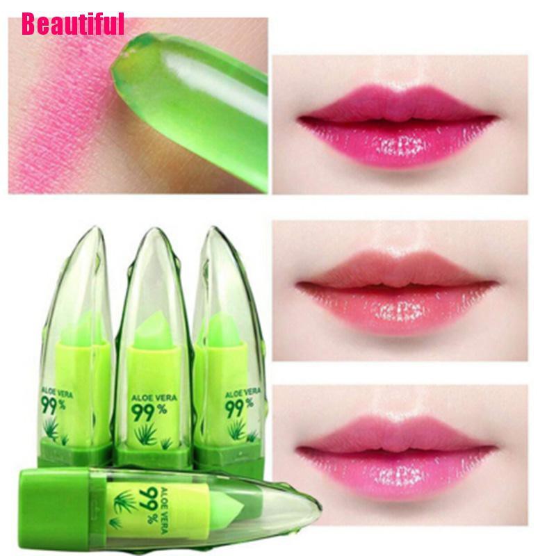 (Hàng Mới Về) Son Môi Lô Hội Tự Nhiên Lâu Trôi Dưỡng Ẩm Đổi Màu Theo Nhiệt Độ Gav3 | BigBuy360 - bigbuy360.vn