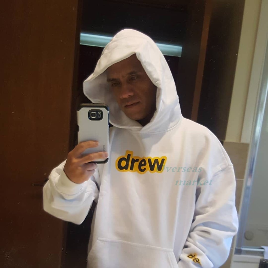 ⚡️[Hight Quality] - Áo hoodie Drew House Secret Logo White cao cấp full tag túi, áo hoodie justin bieber