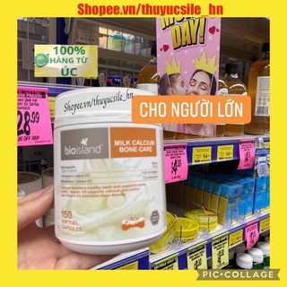 Canxi sữa Bioisland Milk Calcium Bone Care cho người lớn