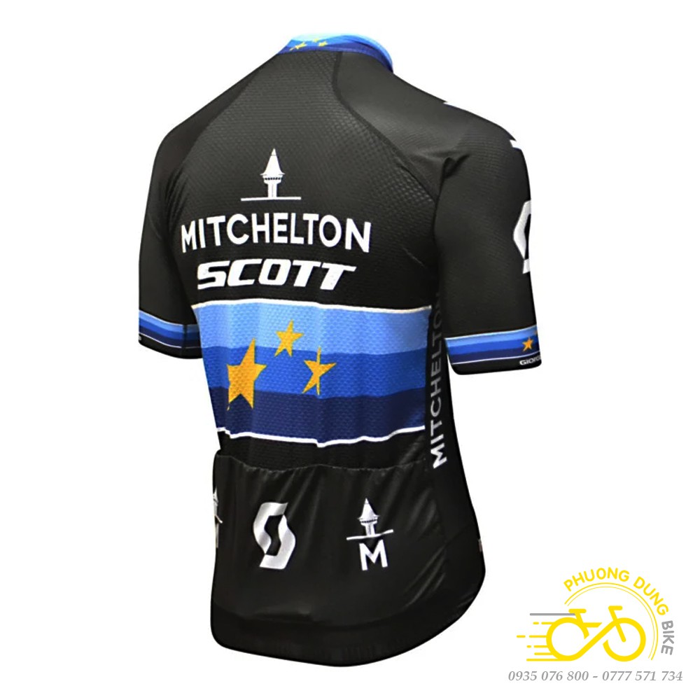 Áo thể thao nam đi xe đạp Mitchelton Scott