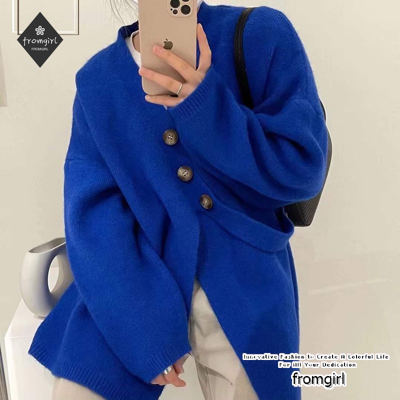 Áo Khoác Cardigan Thiết Kế Mới Thời Trang Mùa Xuân Thu Theo Phong Cách Hàn Quốc Cho Nữ