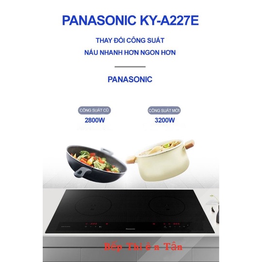 Bếp Từ Đôi Nhập Khẩu Nhật Bản PANASONIC KYA227E