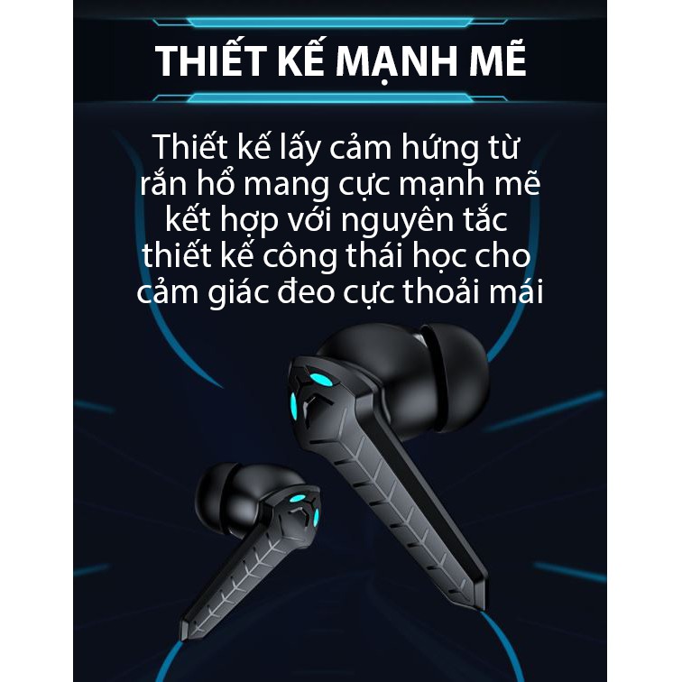 Tai nghe Bluetooth không dây Gaming P36 TWS Công nghệ Âm Thanh độ trễ cực thấp mic HD khử tiếng ồn