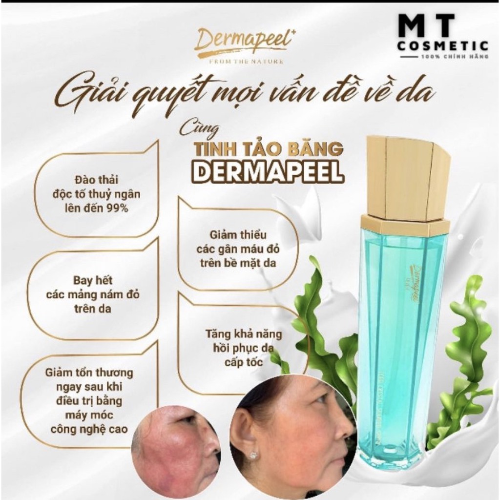 Dermapeel TINH TẢO BĂNG - ICED CRYSTAL SEAWEED SERUM - GIẢM TÌNH TRẠNG DA SƯNG ĐỎ NHANH CHÓNG - PHỤC HỒI DA HƯ TỔN
