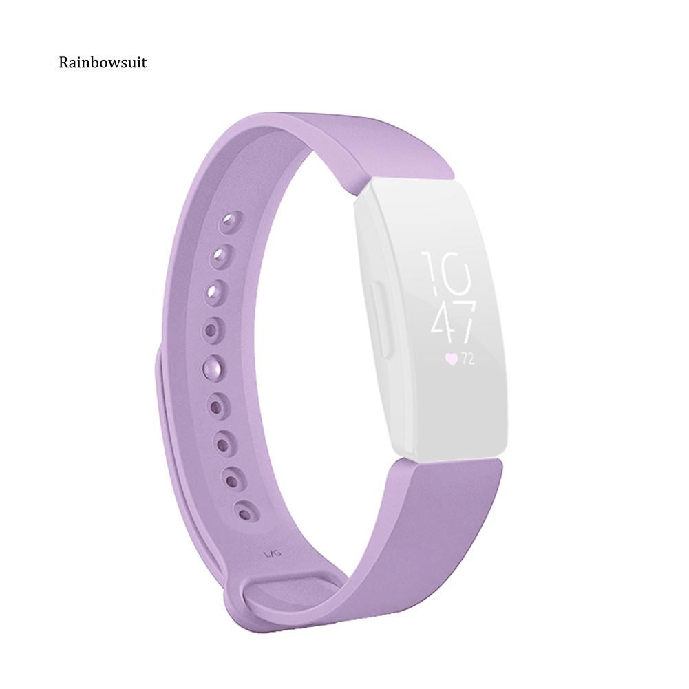 Dây đeo silicon chống nước thay thế cho đồng hồ thông minh Fitbit Inspire HR