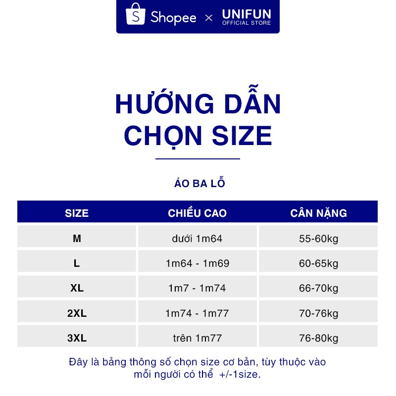 Áo 3 lỗ nam thể thao UNIFUN mã TT7 áo thun nam ba lỗ cổ tròn Tank Top chất liệu cotton siêu mát