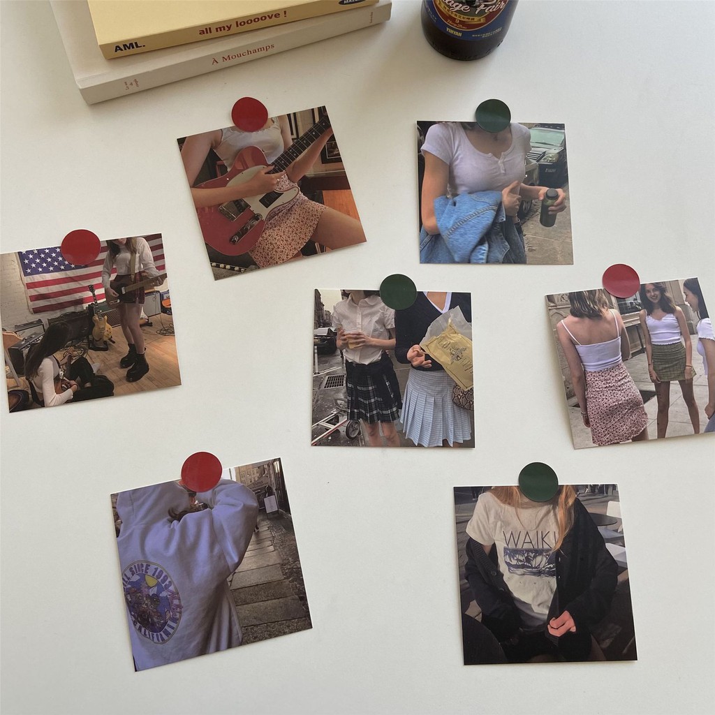 Bộ 10 tấm hình thẻ dán tường trang trí kiểu cách cổ điển