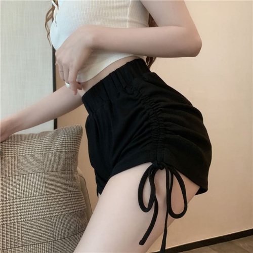 Quần đùi nữ mặc nhà rút dây, Quần short nữ ngắn cạp chun chất Cotton co dãn mát mẻ - Freeship | BigBuy360 - bigbuy360.vn